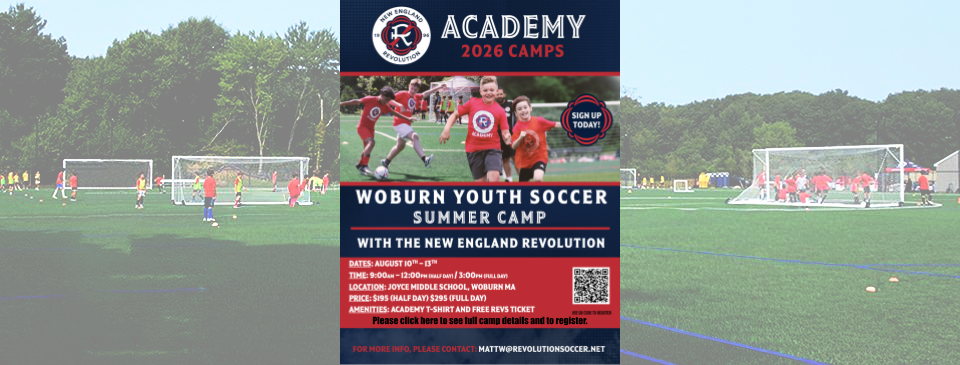 Summer Camp with the New England Revolution Academy